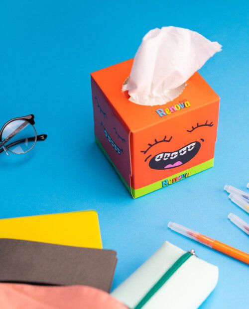 Facial Tissues Kids "Red Creature"